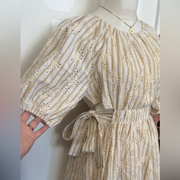 NWT Daisy Eyelet Mini Dress - Picture 3 of 7